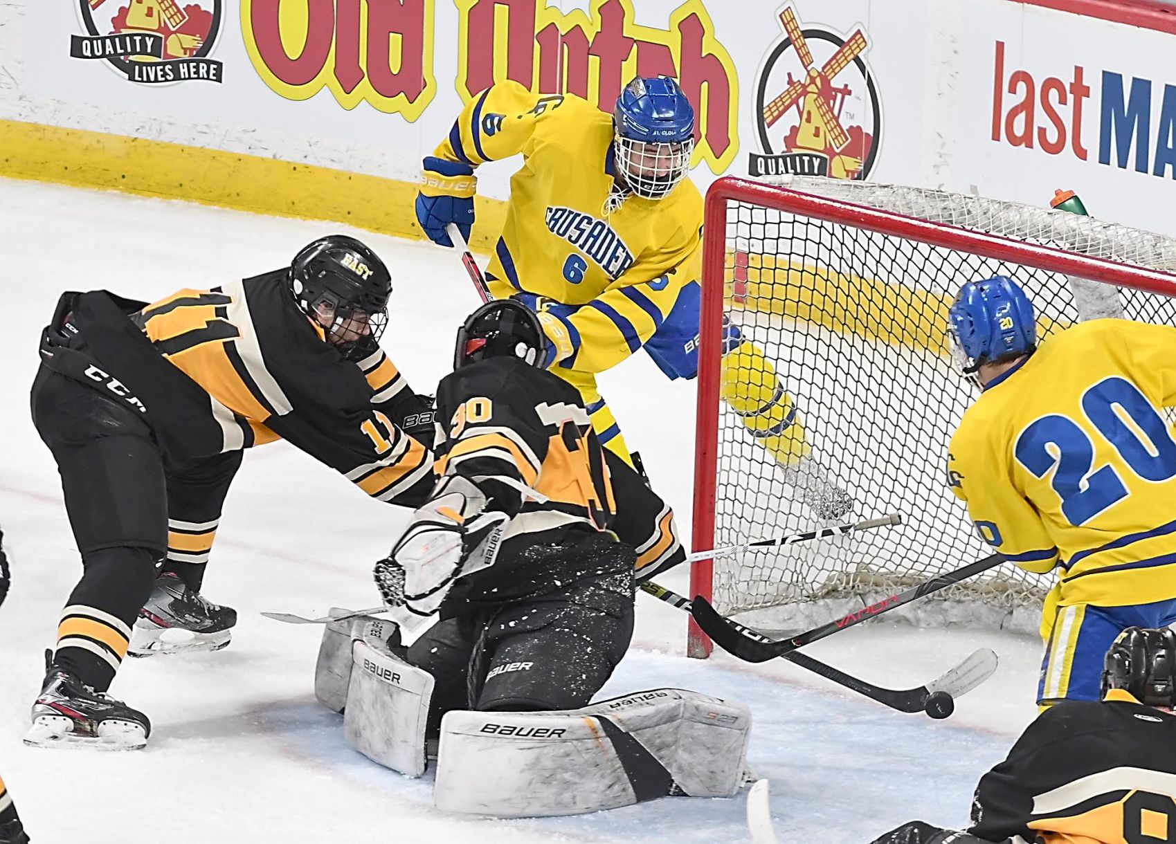 Mankato East/Loyola boys hockey v. St. Cloud Cathedral 1
